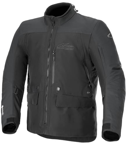 Alpinestars ST-7 Prime GTX wasserdichte Motorrad Textiljacke, schwarz, M