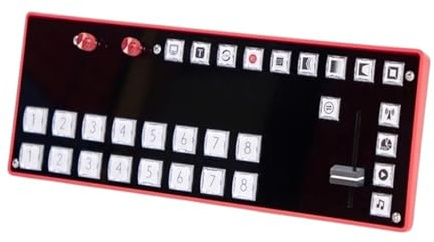Vmix Mini Switcher Control Panel MIDI2.0 Videoaufnahme-Schalttafel Typ-C-Schnittstelle for OBS New Media Live Nahtlose Umschaltung(Mini Switcher)