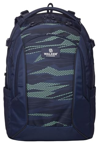 Walker Schulrucksack Rucksack mit Laptopfach Campus Neo Backpack 30L Layers Green dunkelblau