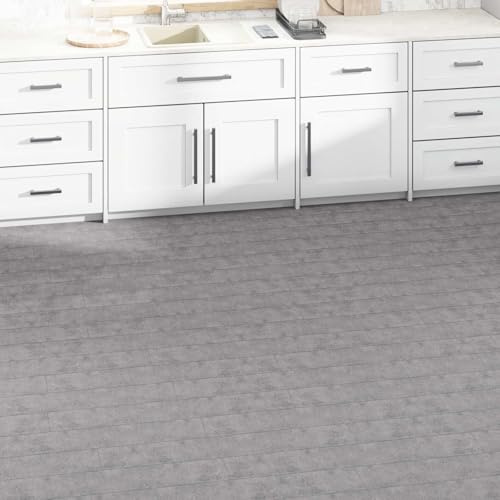 Sophrelle Tableros de Suelo 36 pcs Cemento Marrón 5,02 m² PVC Marrón,42046285