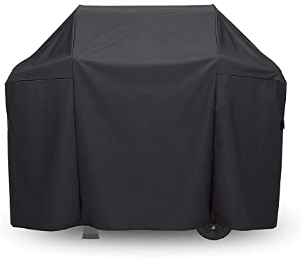 Denmay 7130 Grillabdeckung für Weber Genesis II, Genesis II LX 300 Serie und Genesis 300 Serie Gasgrills, Wasserdicht Heavy Duty Grill Abdeckung für Weber Genesis 2 300 Serie, 147 L x 63 B x 113 H cm