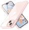 MATEPROX Clear Case Compatible with iPhone 13 Cases Ultra Slim Crystal Transparent Protective Cover Anti-Yellow Shockproof Bumper Cases for iPhone 13 6.1'' 2021-Pink