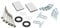 DL-pro Door Assembly Kit for Bosch Siemens 00618833 618833 Mounting Kit for Exterior Door on Integrated Fully Integrated Dishwasher Dishwasher