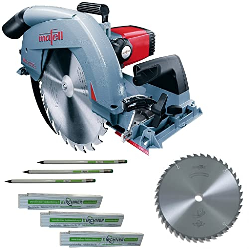 Mafell Handkreissäge MKS 130 Ec 230 V + HM-Blatt 330x3,6x30 Z40 + Zollstockation