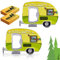 Magnetischer Flaschenöffner Wohnmobil Zubehör für Innenspaß | Camping Bierflaschen Öffner Outdoor Wohnwagen Kühlschrank Magnet einzigartige Dekoration Geschenkidee Liebhaber coole Gadgets Picknick