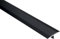 Effector Übergangsprofil T-Profil, 100 cm, 13x9 mm, Schwarz, Bodenleisten Übergangsschiene, Eloxiertes Aluminium, Aluprofil, für Laminat, Parkett und Fliesen