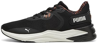 PUMA Disperse XT 3 Wn's Animal Remix, Road Running Shoe Donna, Black-Warm White, 42 EU