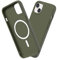 RhinoShield Case kompatibel mit [iPhone 13 mini] | SolidSuit - MagSafe-kompatibel -Stoßdämpfende & schlanke Schutzhülle mit Premium Finish - 3.5 Meter Fallschutz - Algengrün
