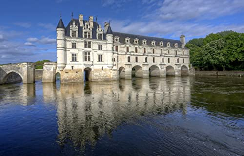 Puzzles 1000 Frankreich Schloss Chenonceau An Der Loire 75 * 50Cm