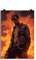 25 Artstreet Travis Scottposter | Feuer | Hip-Hop-Sensation | Flammenerfüllte ästhetische Kunst | Rappers Wanddekoration | Heiße Musikkunstwerke (60x90)