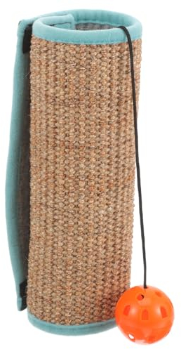 VANZACK 3stücke Sisal Kratzbrett Mit Roller Und Glockenball Für Katzen Lustiges Spielzeug Krallenpflege Schont Möbel Und Sorgt Für Spielspaß Für Kätzchen Und Katzen