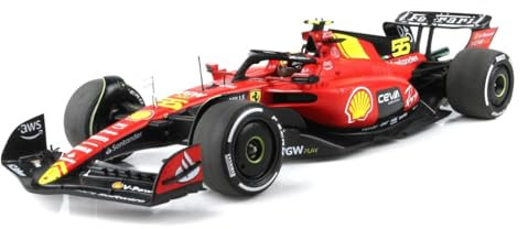 Bbr Models BBR231875 - Ferrar. SF-23 Carlos Sainz 3rd Place GP Italy 2023 F1 - maßstab 1/18 - modellauto