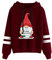 NNGOTD Pullover Damen xs eng Casual Sweatshirt Damen About You Hoodie Damen karrierte Hemd Jacke Damen Weste Damen Fleece rot Langarmshirt Damen weiß gerippt Weihnachten Funktionsshirt