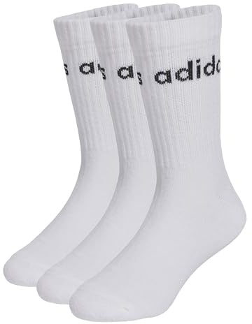 adidas Unisex Kids LINEAR KIDS CREW SOCKEN, 3ER-PACK