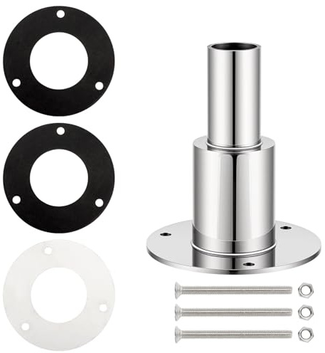 Dieselheizung Zubehör, 24mm Edelstahl Standheizung Auspuffrohr für Dieselheizungen, LKW, Boote, Auto (gerade, 24mm)