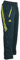 adidas Damen Coach Pant Skihose Snowboardhose Wintersporthose (dunkelgrau-gelb, 36)