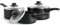 Kitchen Stories CC002623-001 Searsmart Non-Stick 3-Piece Saucepan Set 16 cm, 18 cm and 20 cm, Aluminium