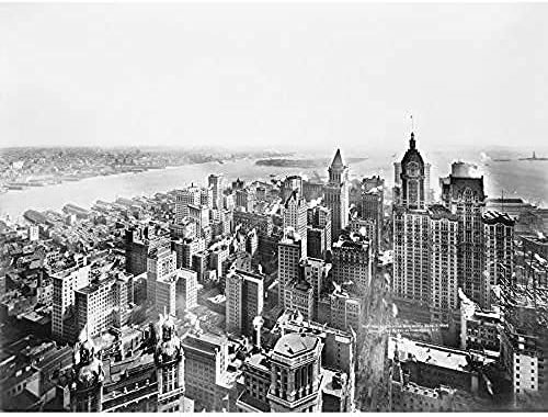 Artery8 Underhill New York From Woolworth Building 1913 Photo Art Print Canvas Premium Wall Decor Poster Mural Von Fotografieren Wand Deko