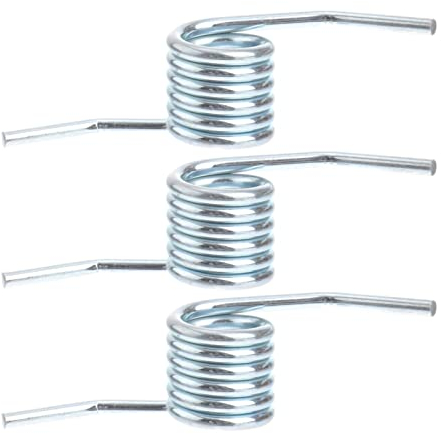 Wakauto Torsionsfeder für Hörmann Garagentor Torfeder Ersatzteile Horizontaler Wagenheber Hydraulischer Griff Verdickung Zubehör 3 Tonnen Silber 3 Stück