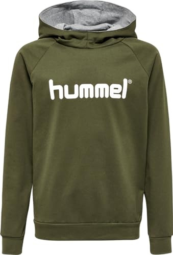 Hummel HmlGO Kids Cotton Logo Hoodie, Grape Leaf, 164