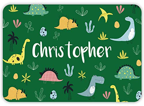Paper Themes Personalised Placemat for Kids (Dino Sketch)