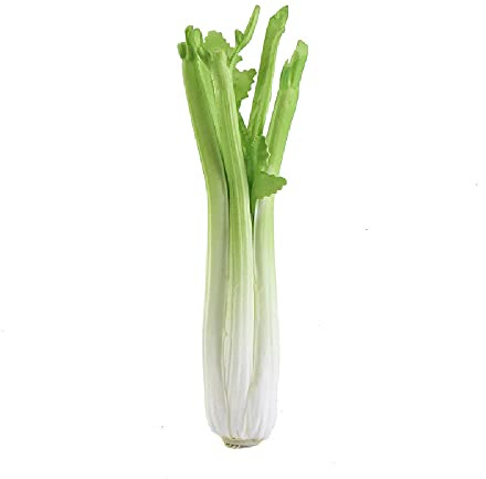Ulalaza 2 PCS Verduras Falsas Artificiales realistas Simulación Realista Espuma Decorativa Simulación de Alimentos Juego de apio imitación para la decoración de la Fiesta de la Cocina del hogar