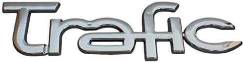 Badge Monogramme Chromé, Lettrage du Coffre arrière Compatible pour Trafic II 2001-2013 OE : 8200112599
