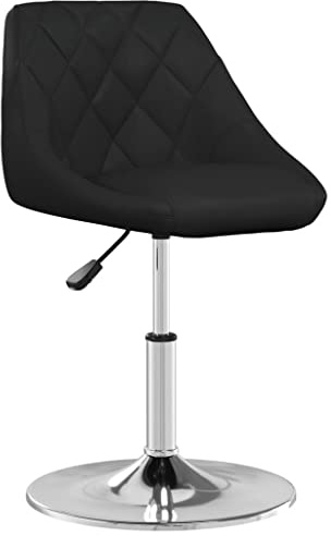 vidaXL Barhocker Schwarz Kunstleder