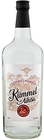 Kümmel 0.7l (35% Vol) - Kümmellikör Kümmelschnaps Likör, leichte Süße - beste Kümmelnoten - Premium Digestif aus Norddeutschland 700ml - Schwechower Obstbrennerei (1229)