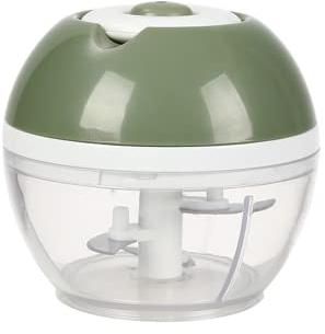 Garlic Chopper Mini Food Processors Crusher Stainless Steel Hand Pulled Onion, Ginger, Chili Cutter Manual Fast Cut Household Portable Kitchen Supplies