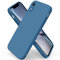 AK Custodia per iPhone XR 6,1 Cover in Silicone Liquido Ultra Sottile con Rivestimento in Morbido Tessuto in Microfibra, Custodia Protettiva Completa per iPhone XR