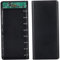 CUCUFA DIY Power Bank Box Battery Charger Box Portable 8 x 18650 Battery Shell with LCD Digital Display White Fast Charging Black