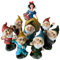 eacommerce Nani da Giardino in poliresina statuette Gnomo per esterno (Kit Completo 8 Pezzi)