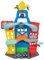 Marvel's Spidey and his Amazing Friends SNF0240 Ensemble de piste de ville Amazing Metals de 61 cm de haut - Deux véhicules exclusifs moulés sous pression de 7,6 cm inclus - Jouets de super-héros pour