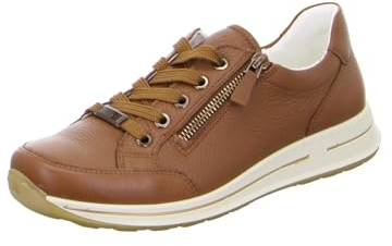 ARA Damen Osaka Low-Cut Sneaker, Cognac, 41 EU Weit