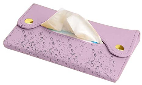 Porta sacchetti di carta | Piccola borsa in pelle PU per asciugamani di carta, porta , forniture interne per auto, per casa, in viaggio e