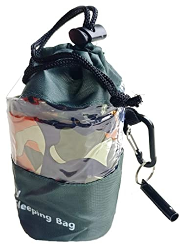 Lixada Notfallschlafsack für 1-2 Personen Leichter wasserdichter Thermoschlafsack Biwaksack mit Pfeife für Outdoor Camping Wandern Reisen Katastrophen Überleben