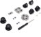 Controller-Ersatzset für PS5-Griff, Leitfähiges Gummipolster, Wippe, 3D-Kunststoffkappe, L12 Ersatztasten-Set, Ersatztasten für PS5-Controller