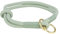 TRIXIE Soft Rope Zug-Stopp Halsband Größe L: Halsumfang 50 cm/13 mm in salbei - stufenlos verstellbares Hundehalsband aus gewebtem Tau für Hunde, einfacher Verschluss - 1984716
