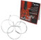 Komplettes Set Bratsche Saiten mit Stahlkern Ende Kugel vernickelt Geflochten Chrom und Nickel Musikinstrument Musikinstrument Set Saiten für Viola Komplettsatz Saiten