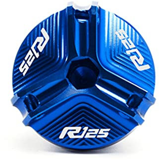 Motorrad Öleinfülldeckel Ölfüllkappe Für YAMA-&HA MT125 YZFR125 MT-125 YZF R125 2008-2022 2021 2020 Motorrad Zubehör CNC Motor Öl Füller Stecker (Color : 1, Size : One Size)