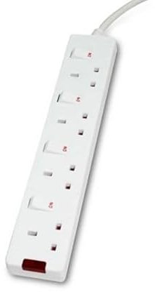 Newlec Masterplug SWC42-MS Extension Lead 240 Volt Switched 4 Gang 13 Amp 2 Metre