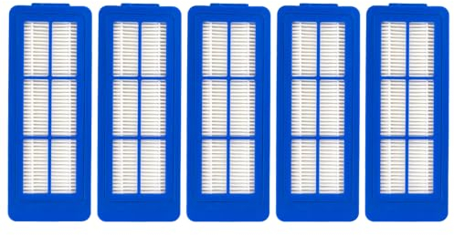 (5 Stück) Ersatz-HEPA-Filter kompatibel mit eufy RoboVac 15C Max/ 11S Max/ 30C Max/ G10/ G10 Hybrid/ G20/ G30/ G30 Edge/ G30 Hybrid robot vacuum, HEPA-Filter-Zubehörset 5-teilig