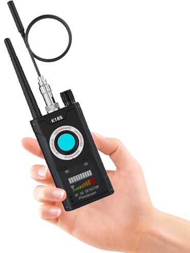 K18S Drahtloser versteckter Kamera-Detektor, Anti-Spionage-Detektor, Fehlerdetektor, RF-Detektor-Scanner-Gerät, GPS-Detektor für GPS-Tracker, Abhörgerät, Kamera-Finder