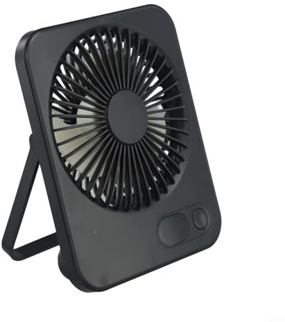 USB Ventilator, Adjustable Speed Air Circulator, 180 degrees Adjustable (Black)