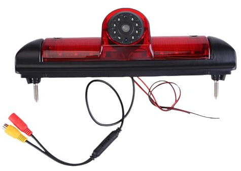 Asudaro Rückfahrkamera Bremslicht Wasserdicht 12V Einparkkamera Bremslicht Back up Auto Bremsleuchte Kamera Kompatibel Für Citroen Jumper FIAT Ducato Peugeot Boxer 2006-2015 Bremsleuchte Kamera
