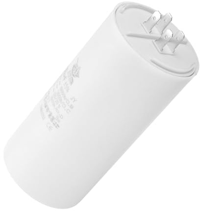 Unifizz CBB60 100uf Run Capacitor,AC 450V 4 Pins 50/60Hz Double Insert Cylinder Bottom Motor Start Capacitor for Air Conditioning,Water Pump,Fan 120x60mm