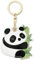 AXFEE Airtag Porte Clé, Mignon PU Étuis pour Apple AirTag, Portable Key Finder pour Clés Enfants Animaux de Compagnie, [ Porte- Clés Contrôle d'Accès] (Airtag non inclus) (Panda En Bambou)