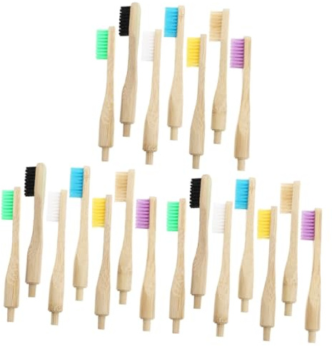 Beavorty 3 Sätze Kopf Der Zahnbürste Öko Zahnbürste Bio-zahnbürsten Für Zähne Mundhygiene Travel Toothbrush Reinigungsbürste Bambus-nylon-zahnbürsten Austauschbare Zahnbürsten 7 Stück * 3