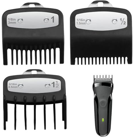 Haarschneidemaschine Aufsätze für Wahl, 3 Stück Haarschneider Führungskämme,Bartschneider Aufsteckkamm Set,Magic Clip Trimmer Rasierer